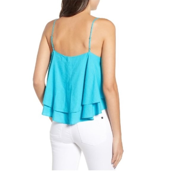 BP.Tiered Linen Blend Camisole - Picture 3 of 8